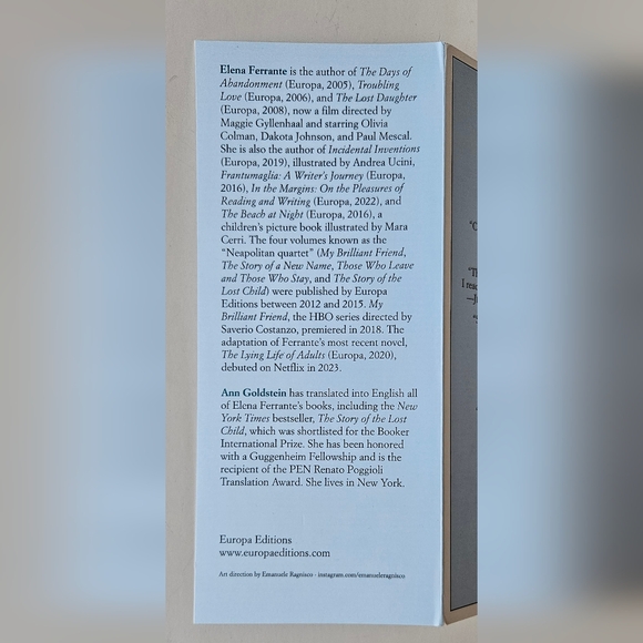 My Brlliant Friend by Elena Ferrante - Picture 4 of 5